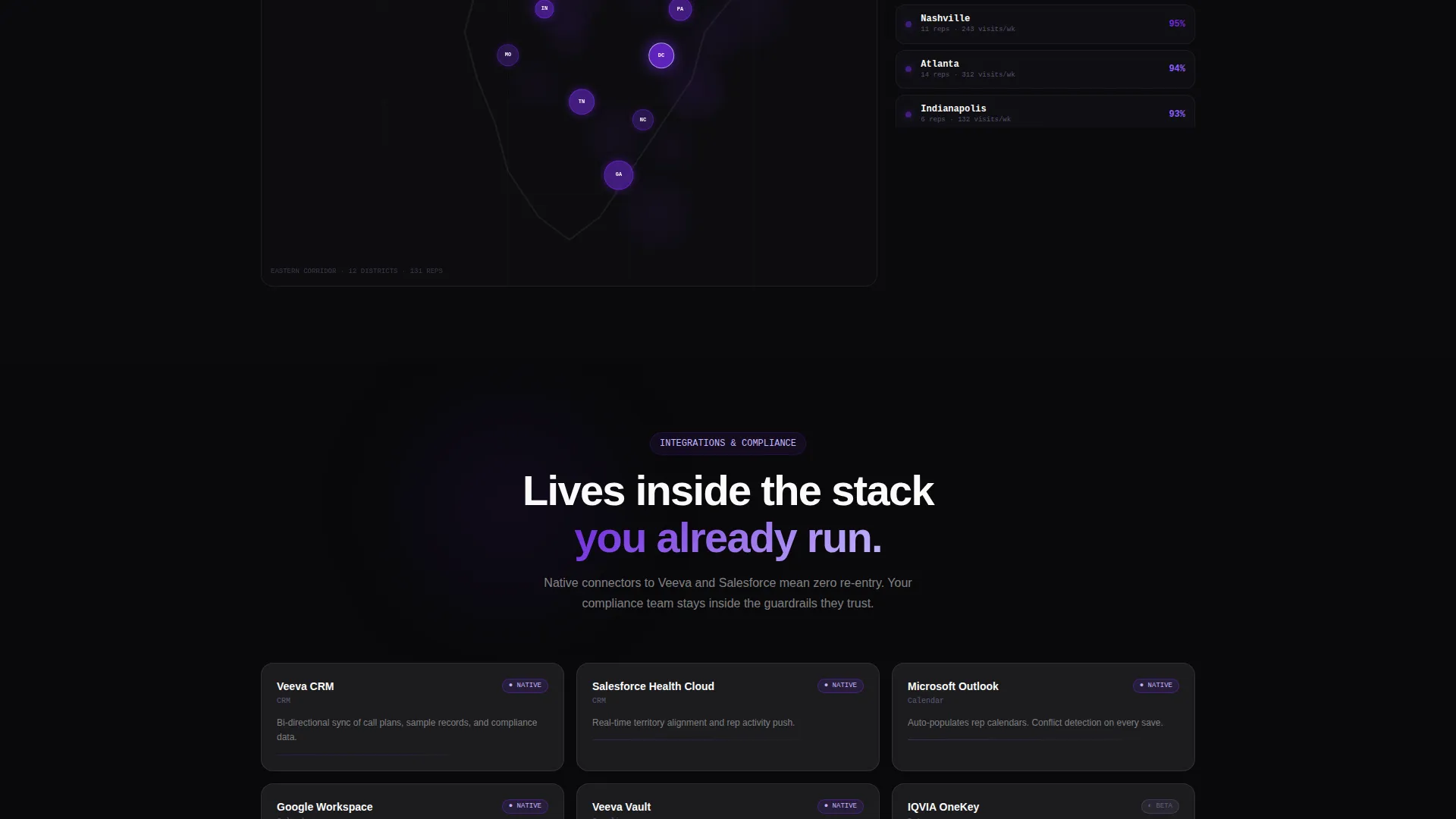 Pharmaceutical AI Scheduling Landing Page Template