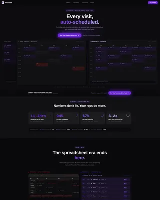 Pharmaceutical AI Scheduling Landing Page Template