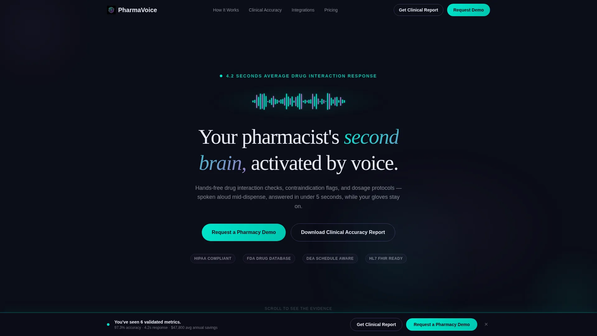 AI Voice Assistant Landing Page Template