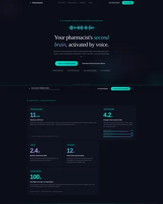 AI Voice Assistant Landing Page Template