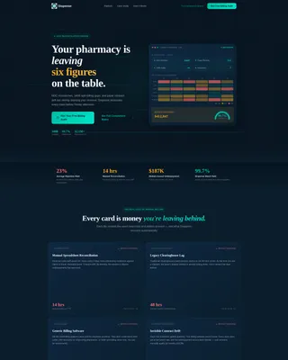 Pharmaceutical Software & SaaS Professional Website Template