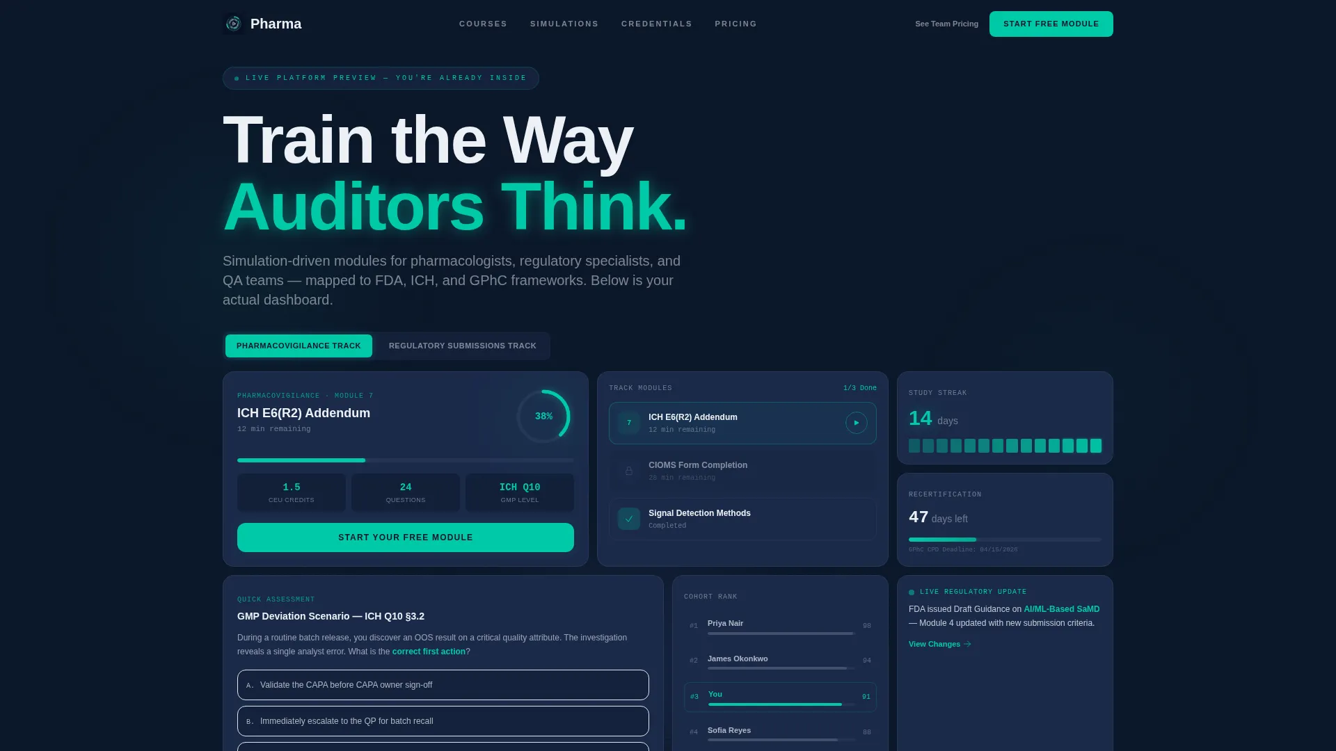 Specialist Pharmaceutical Digital Presence Professional Website Template