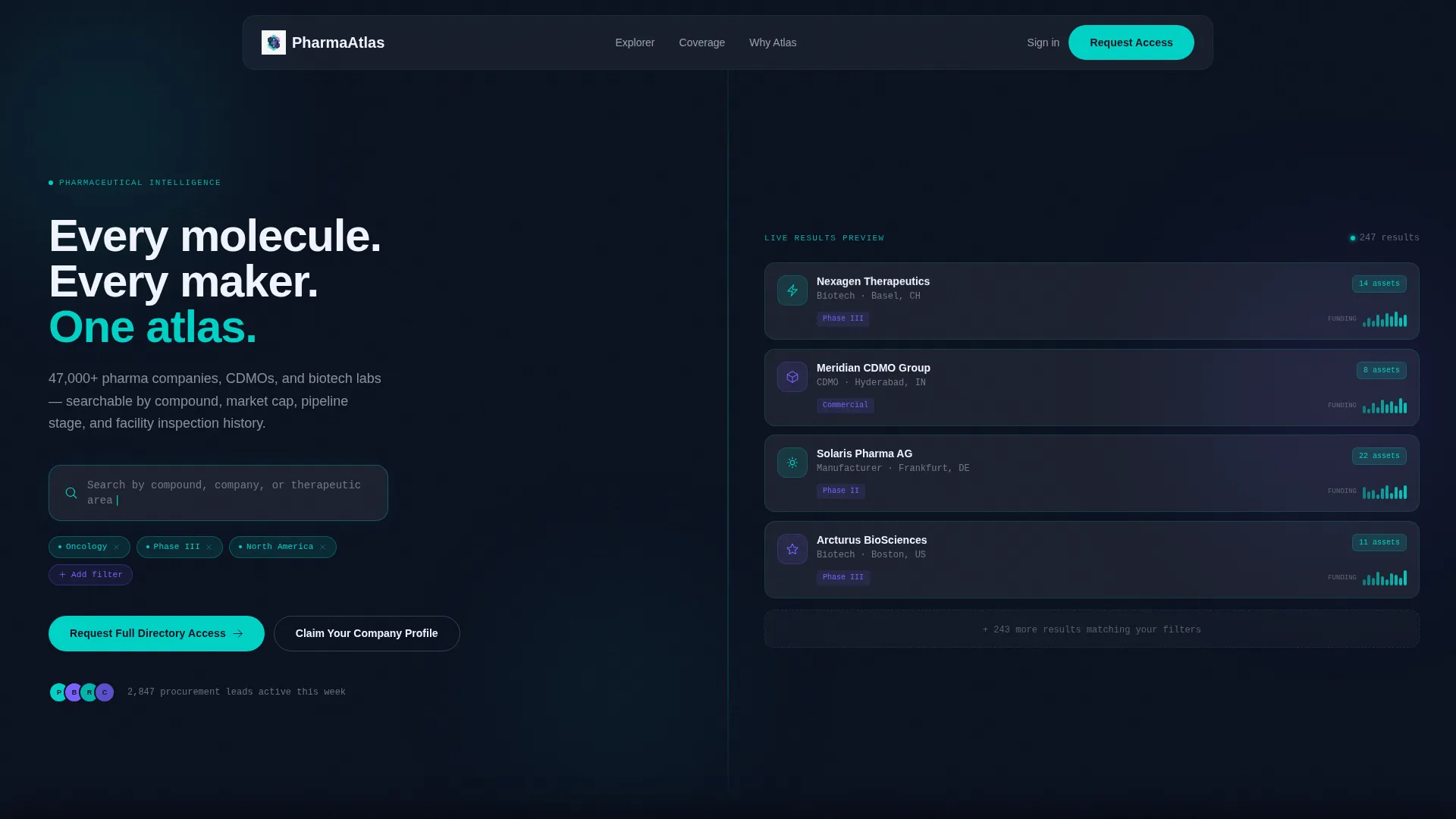 Pharmaceutical Digital Presence Provider Directory Website Template
