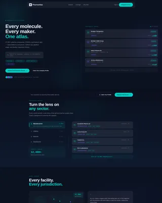 Pharmaceutical Digital Presence Provider Directory Website Template