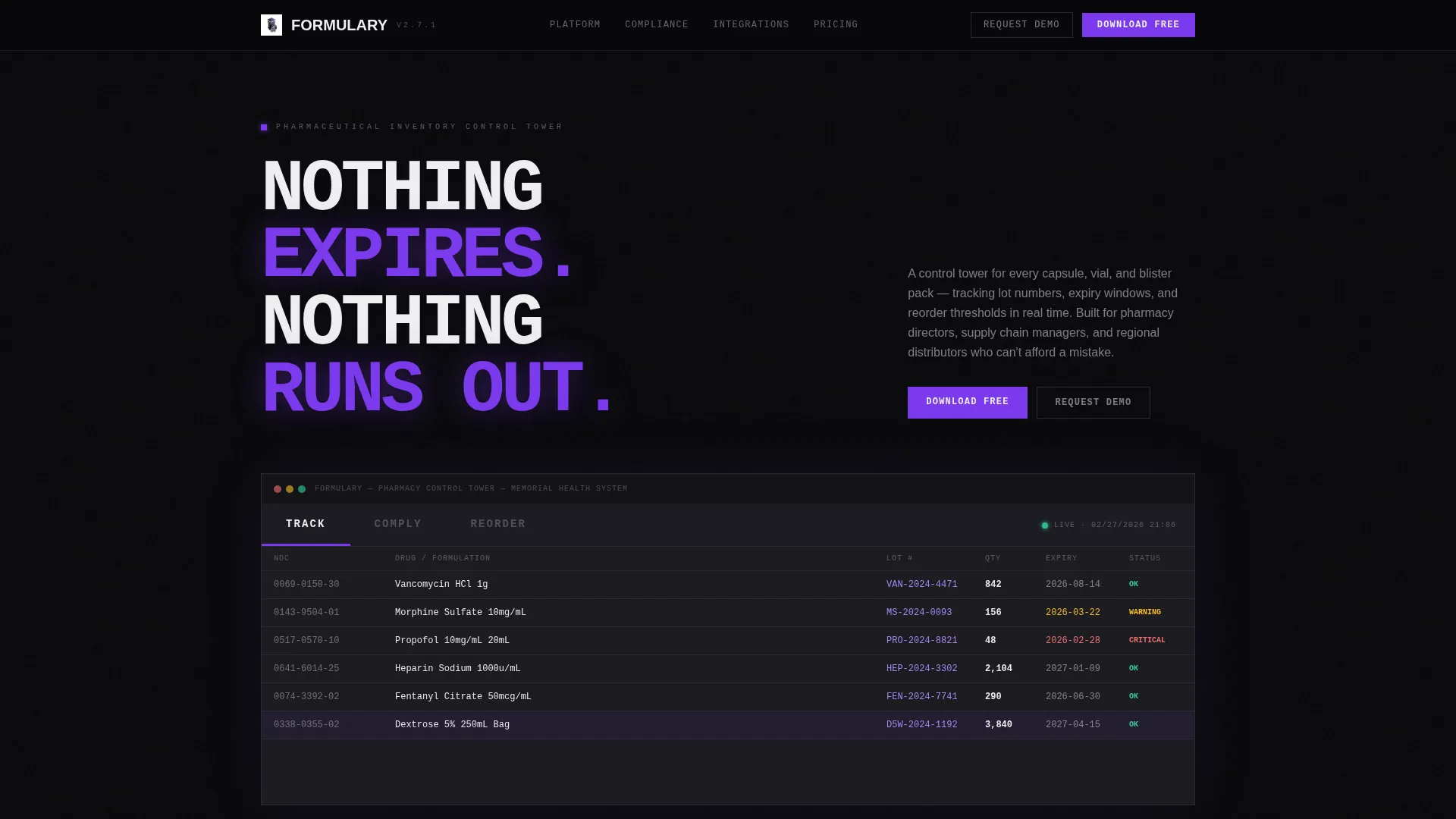 Expert Pharmaceutical Software & SaaS Professional Website Template