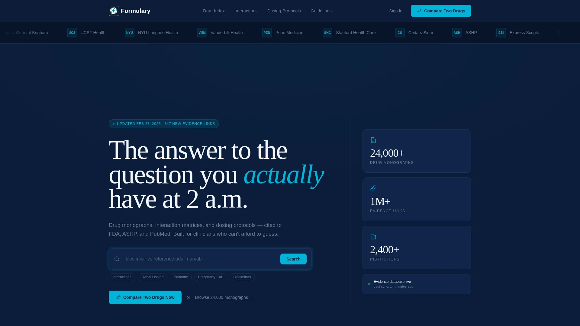 Pharmaceutical Digital Presence Professional Website Template