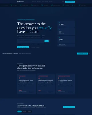 Pharmaceutical Digital Presence Professional Website Template