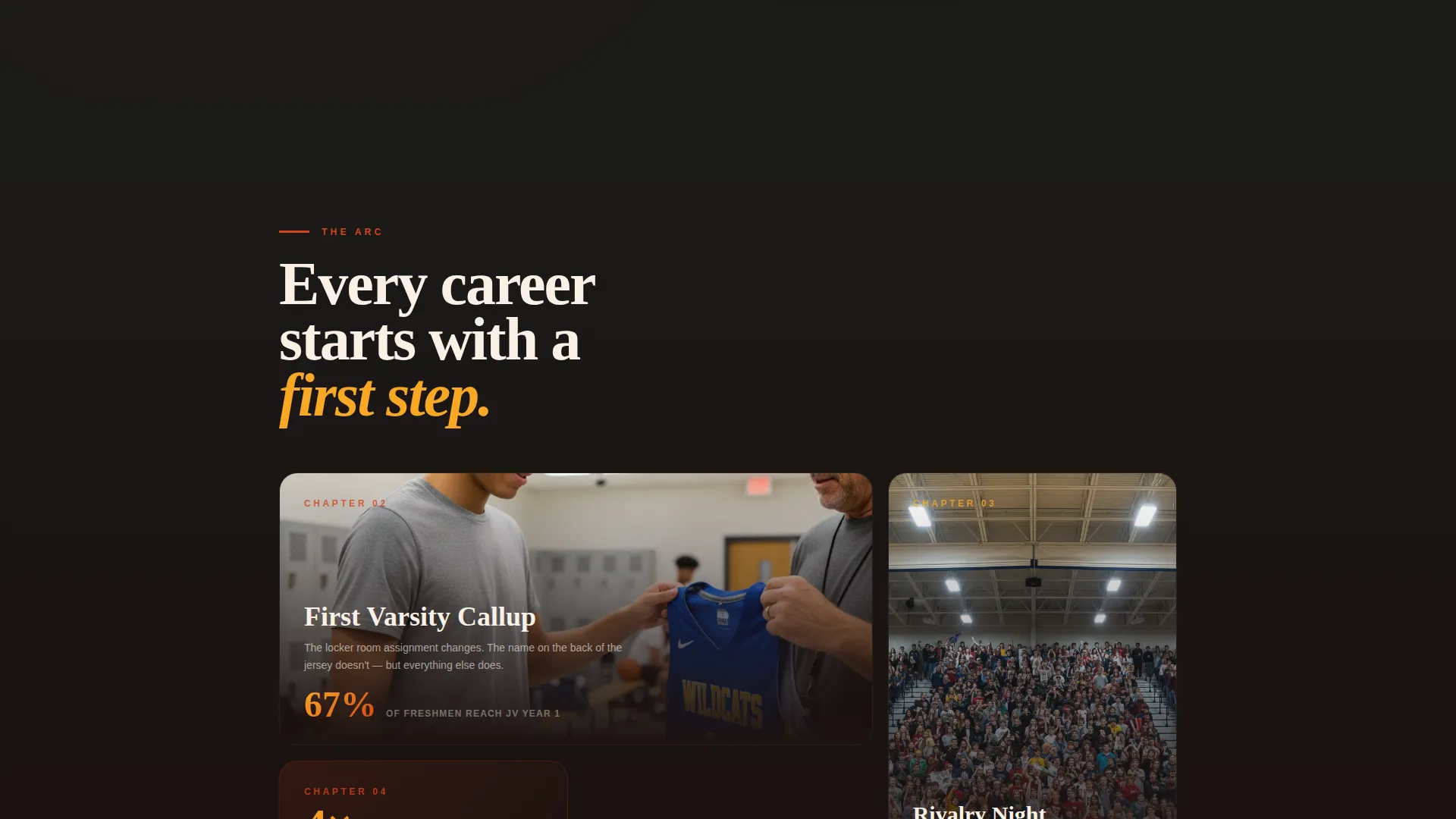 High School Basketball Program Website Template