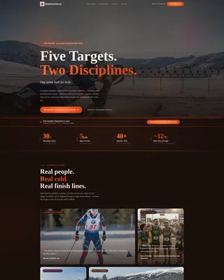 Venue Landing Page Template for Events & Training
