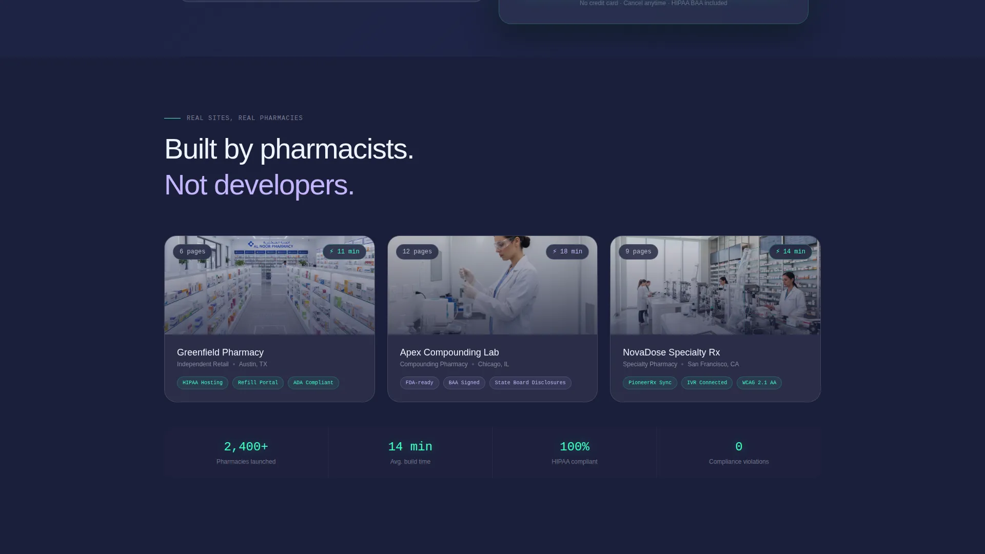 Advanced Pharmaceutical Software & SaaS Cost Estimator Website Template