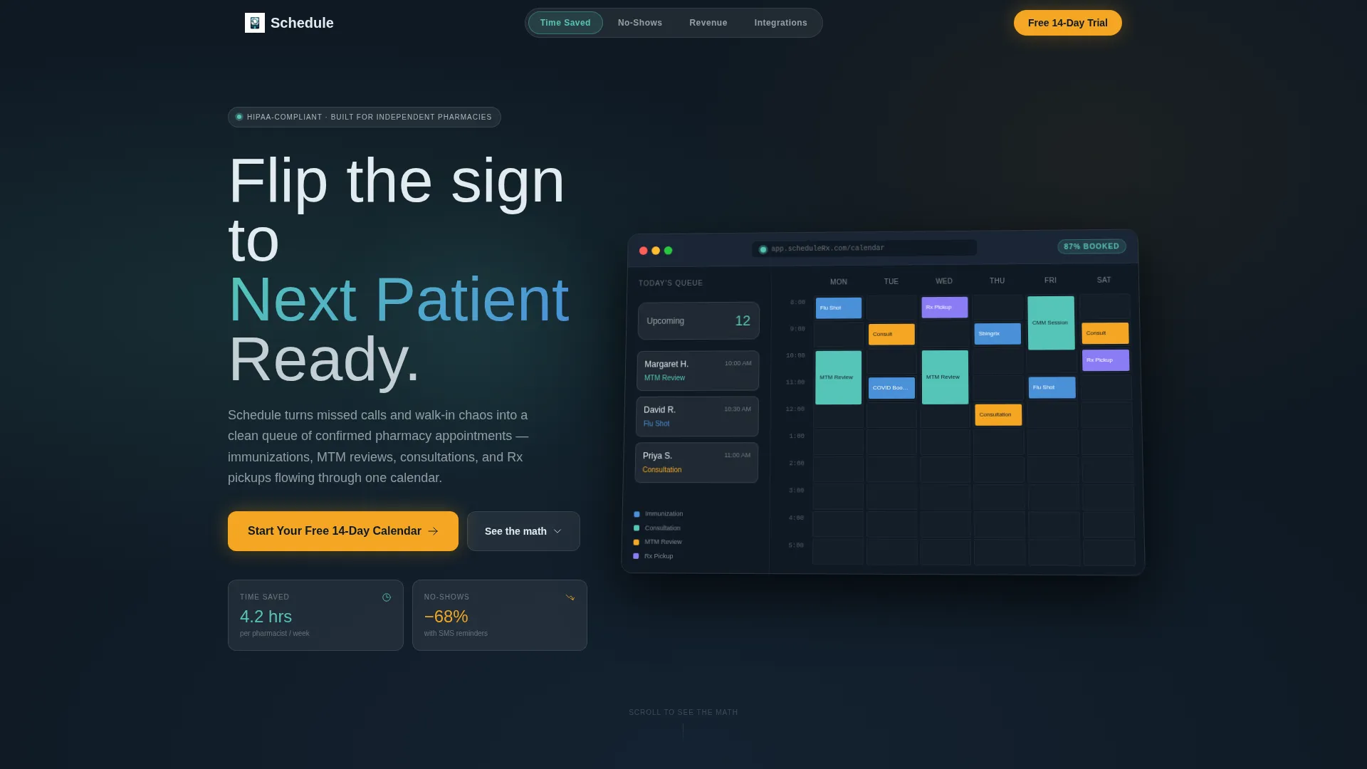 Pharmacy Software Appointment Booking Website Template