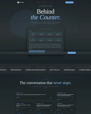 Pharmacy Digital Presence Provider Directory Website Template