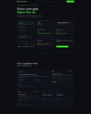 Advanced Pharmacy Software Cost Estimator Website Template