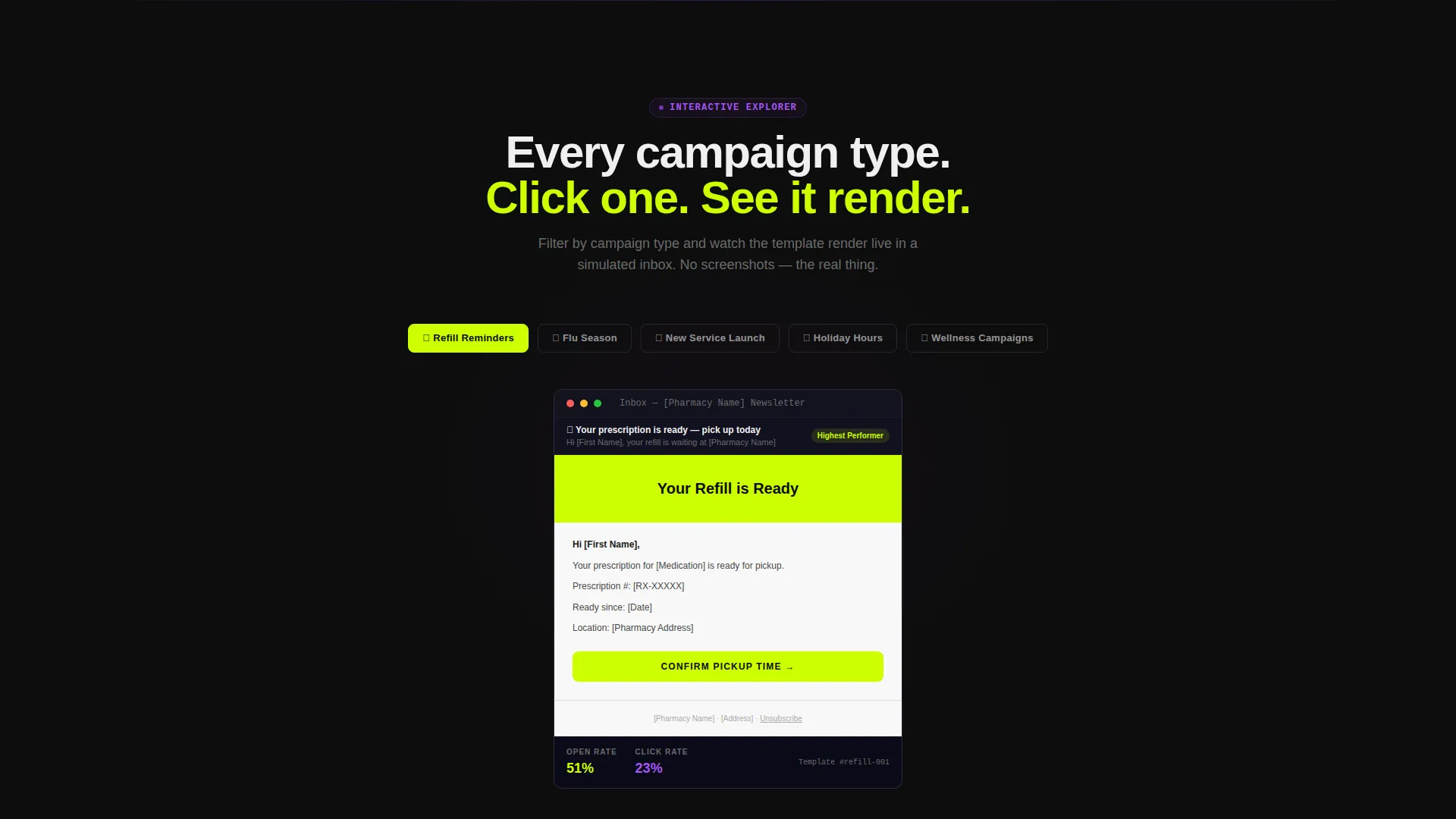 Specialist Pharmacy Digital Presence Professional Website Template