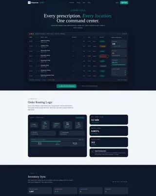 Local Pharmacy Software Professional Website Template