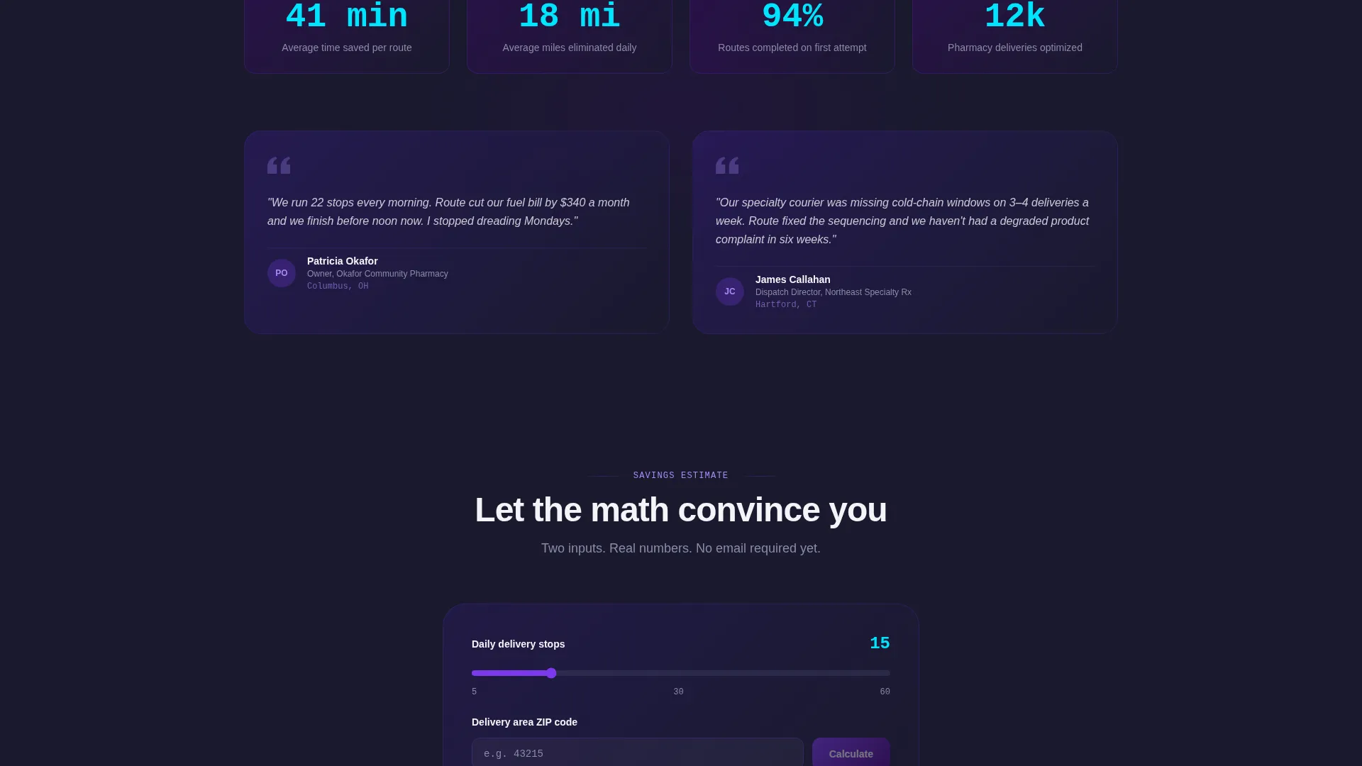 Complete Pharmacy Software Cost Estimator Website Template
