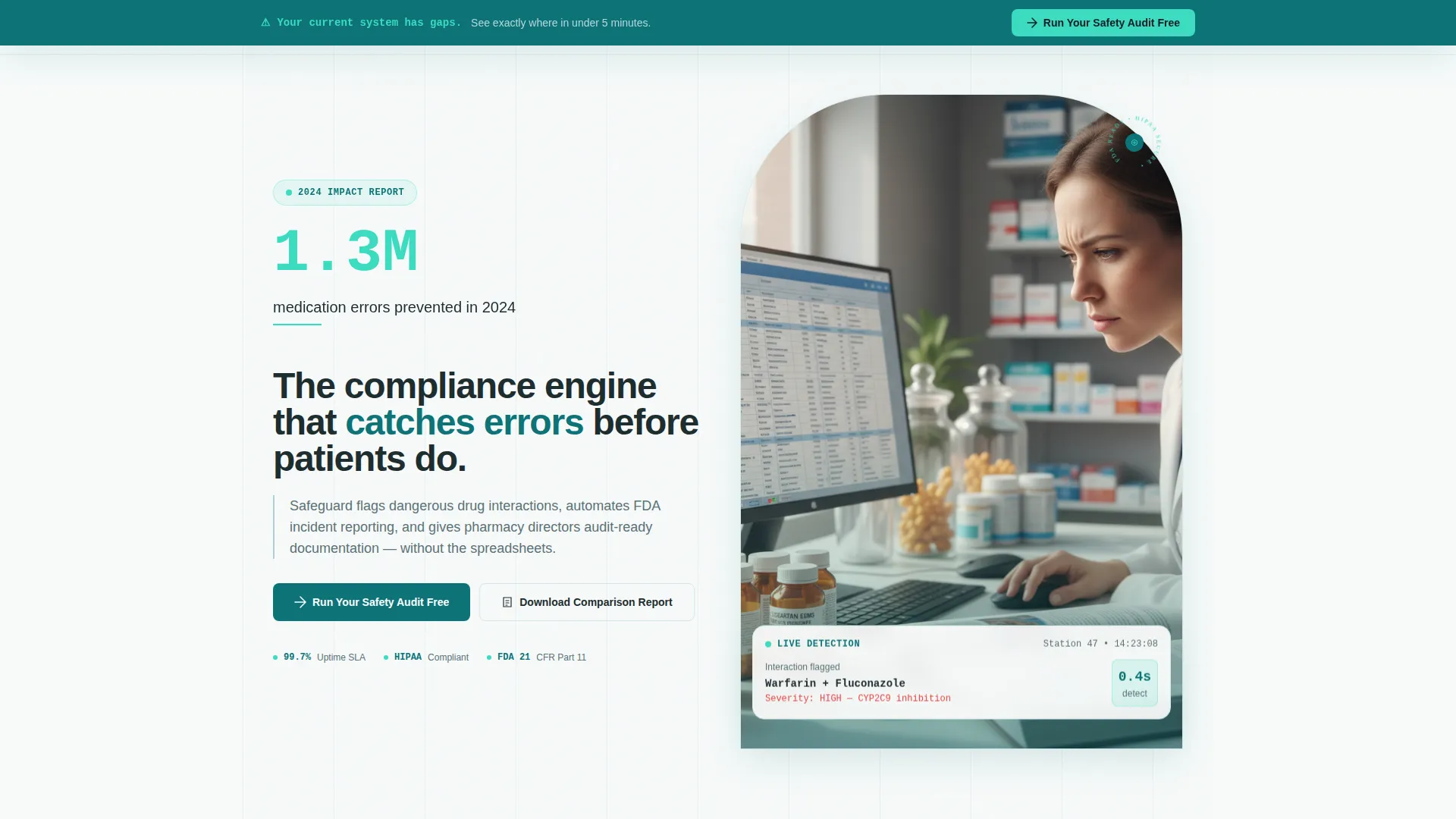 Specialist Pharmacy Software Comparison Website Template