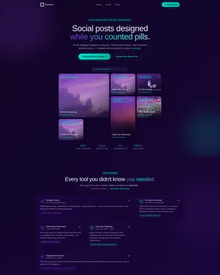 Pharmacy Digital Presence Professional Website Template