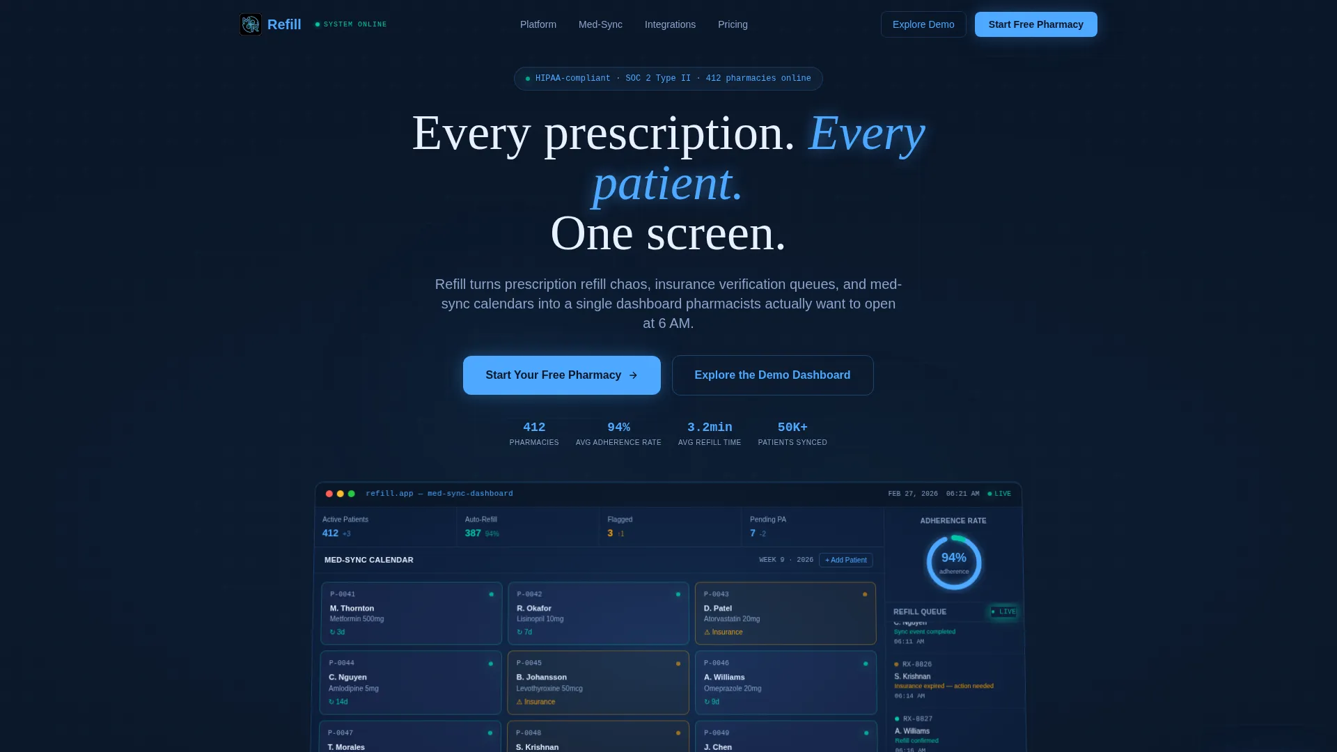 Expert Pharmacy Software Professional Website Template