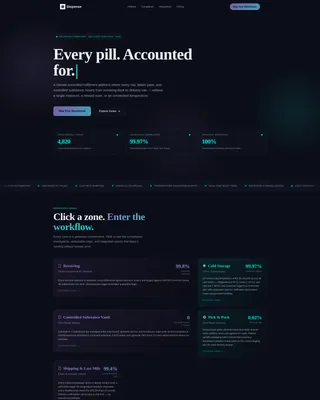Pharmacy Software Privacy Policy Website Template