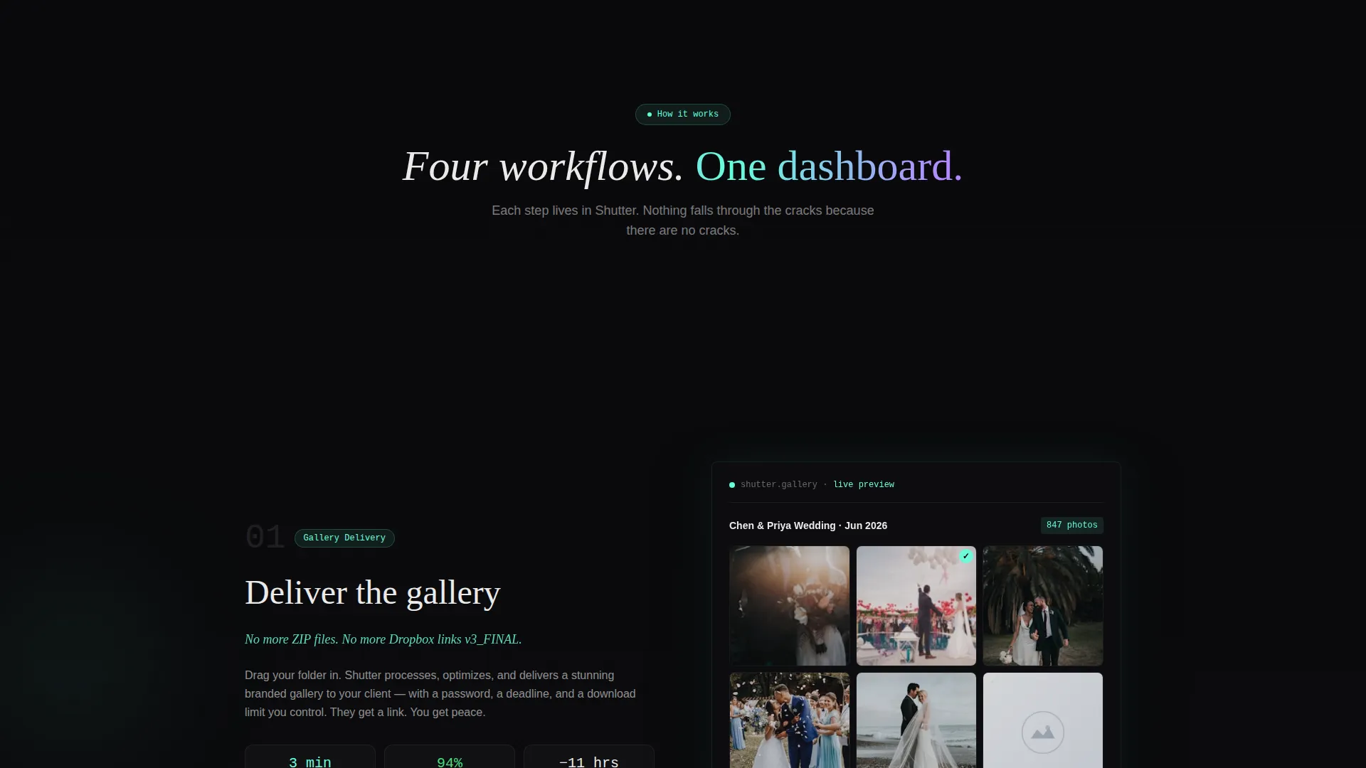 Specialist Photography Digital Presence Professional Website Template