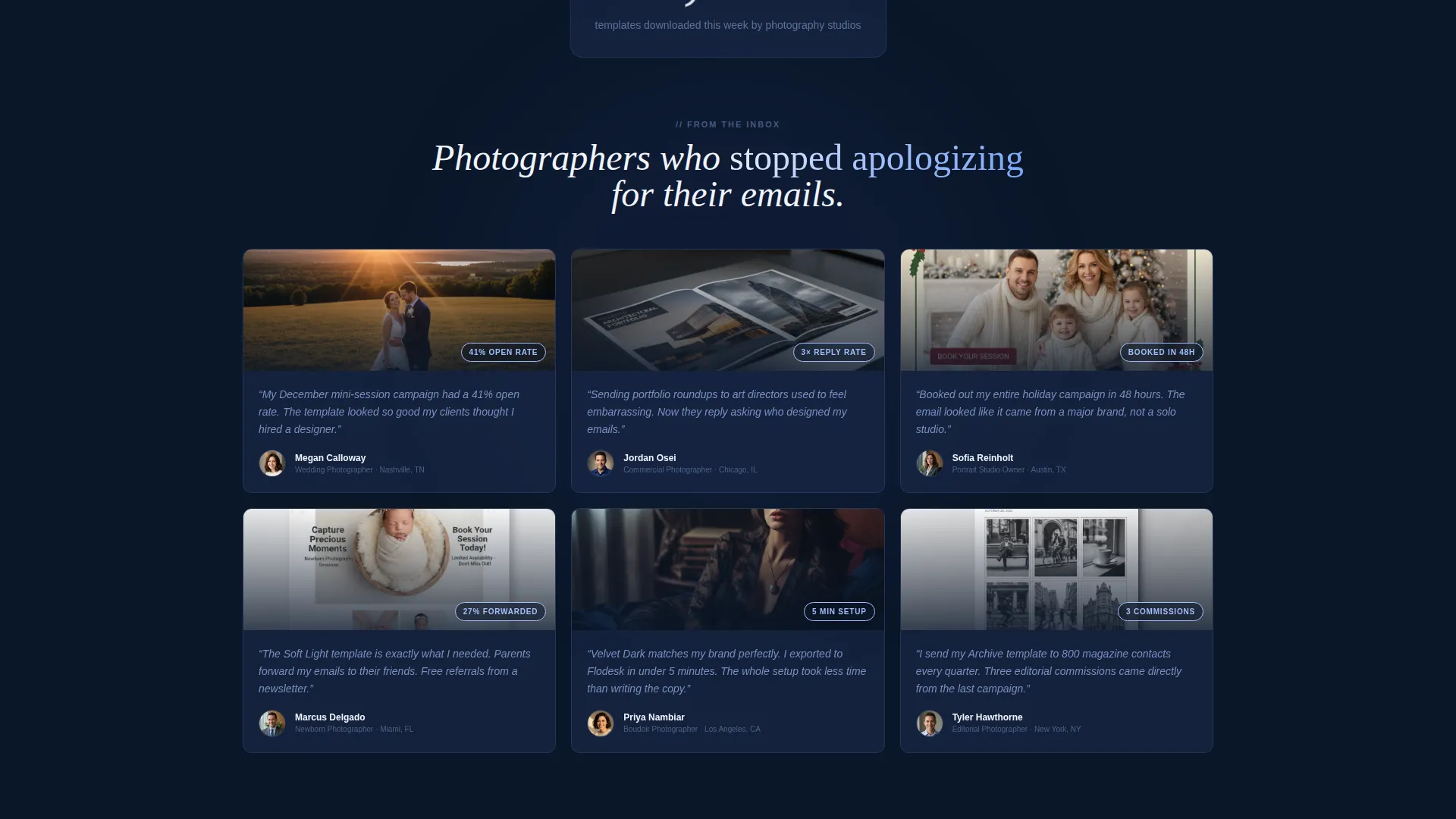 Photography Digital Presence Portfolio & Case Study Website Template