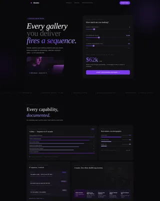 Photography Follow-Up Email Landing Page Template