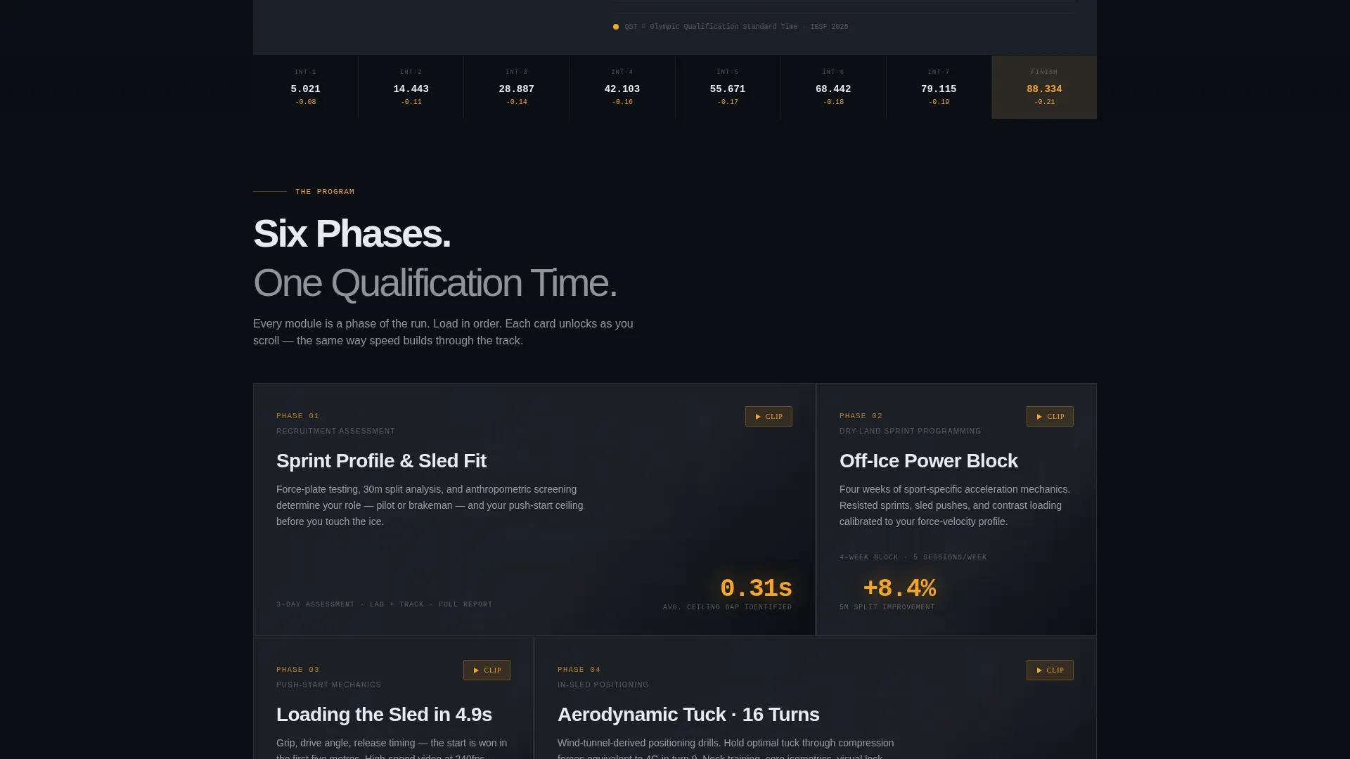 Bobsled Professional Website Template