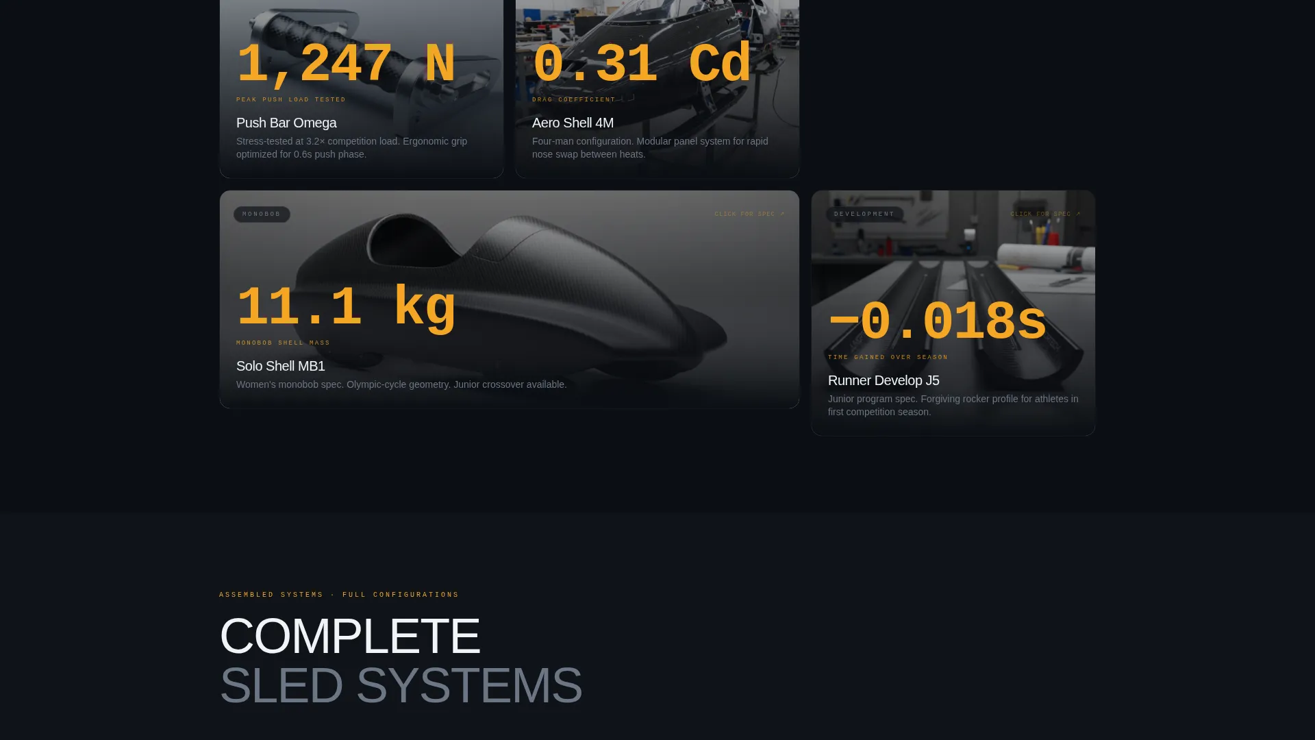 Bobsled Specialist Professional Website Template