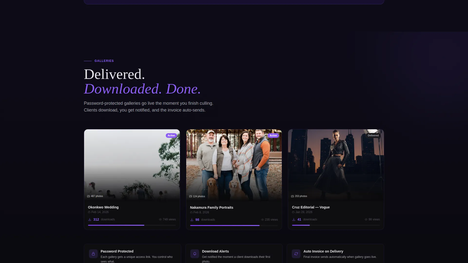 Photography Digital Presence Blog & Content Website Template
