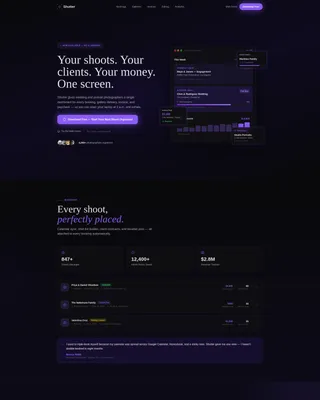 Photography Digital Presence Blog & Content Website Template