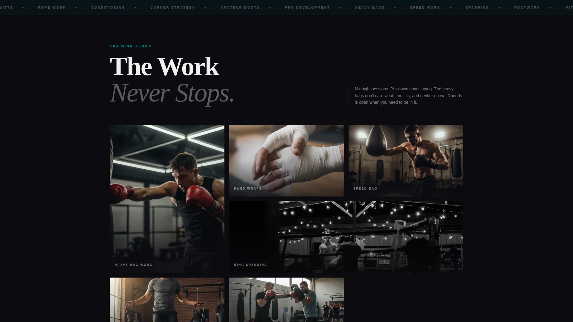 Boxing Professional Website Template