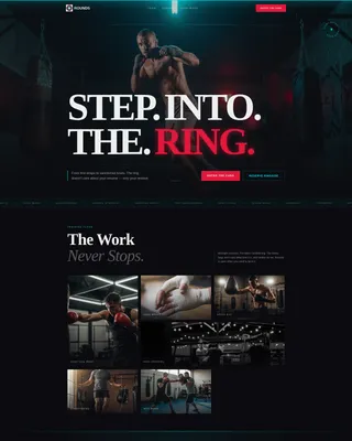 Boxing Professional Website Template