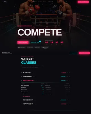 Boxing Specialist Professional Website Template