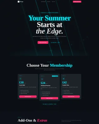 Swimming & Aquatic Center Reviews Website Template