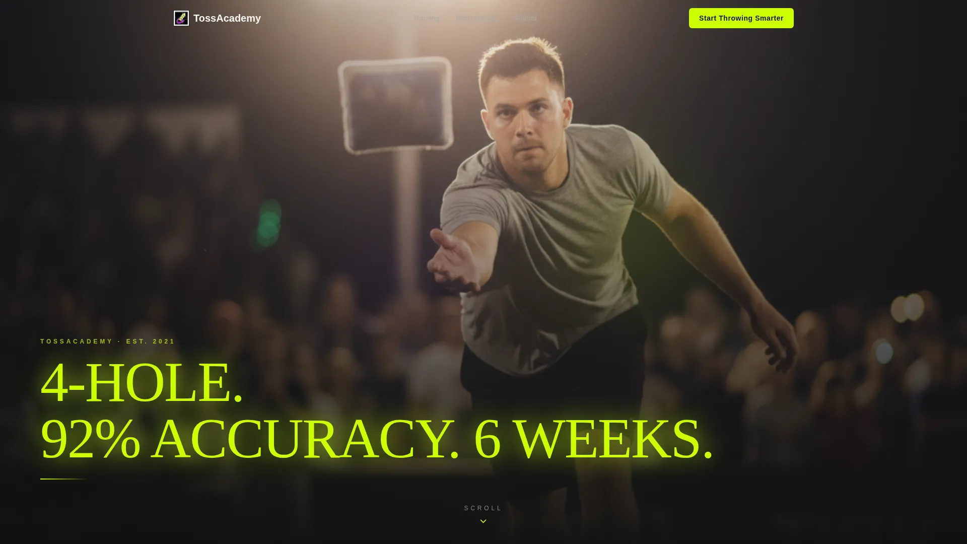 Cornhole Professional Website Template