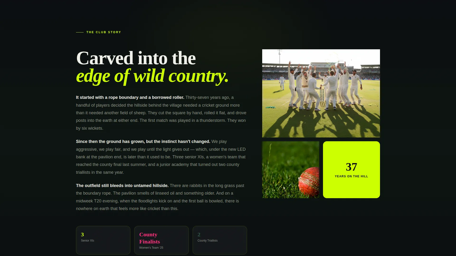 Cricket Booking Website Template