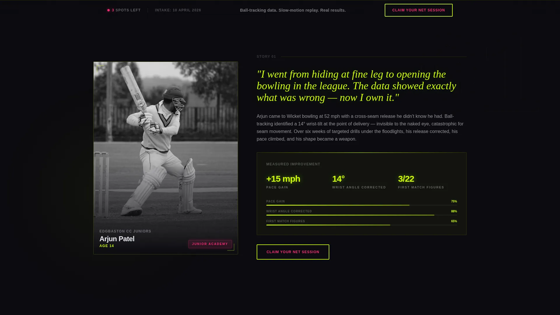 Cricket Booking Website Template