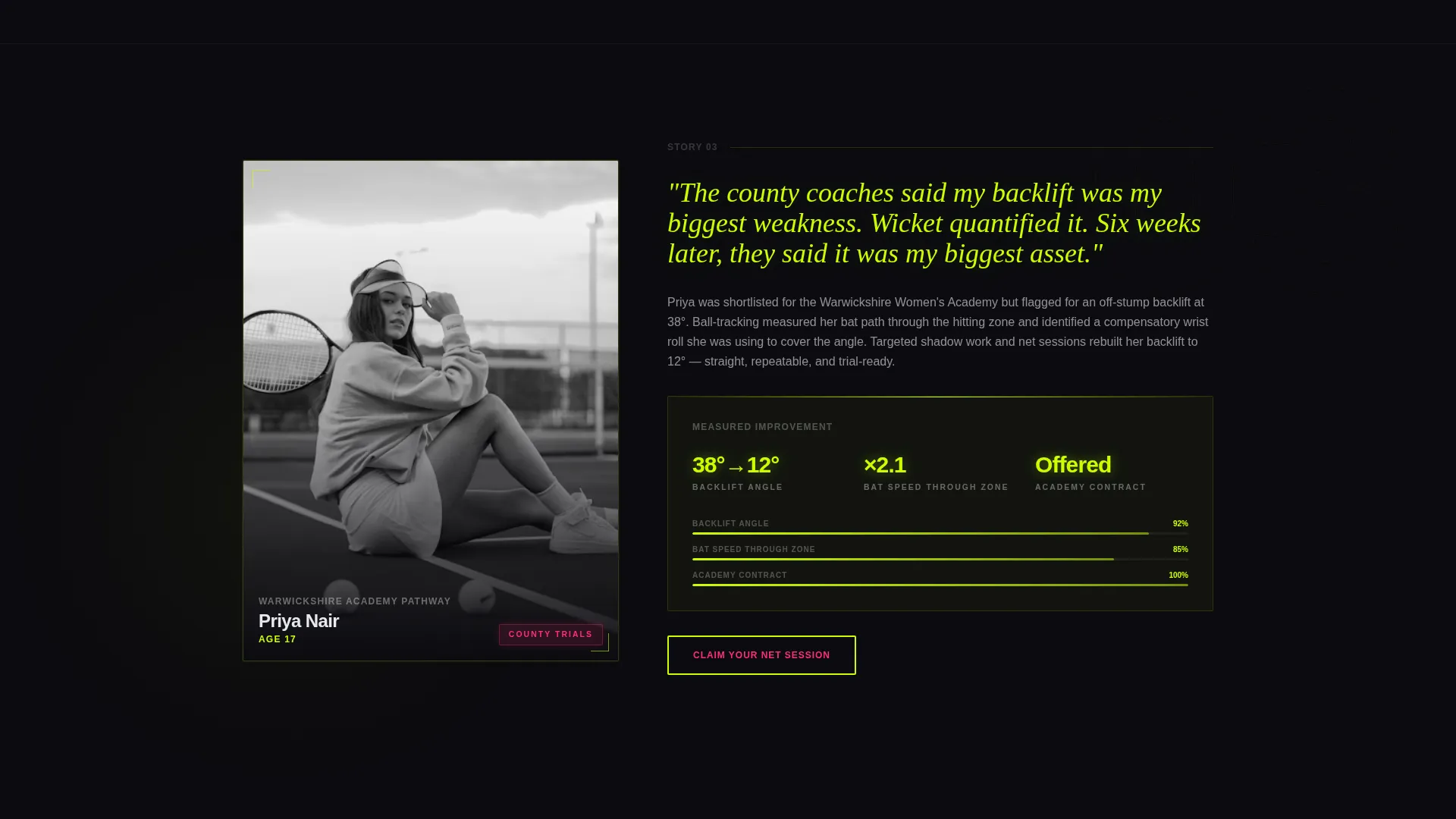 Cricket Booking Website Template