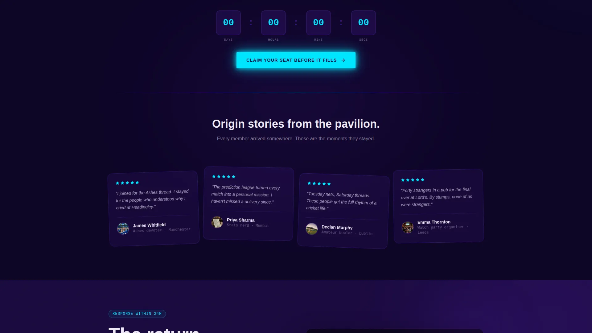 Cricket Specialist Professional Website Template
