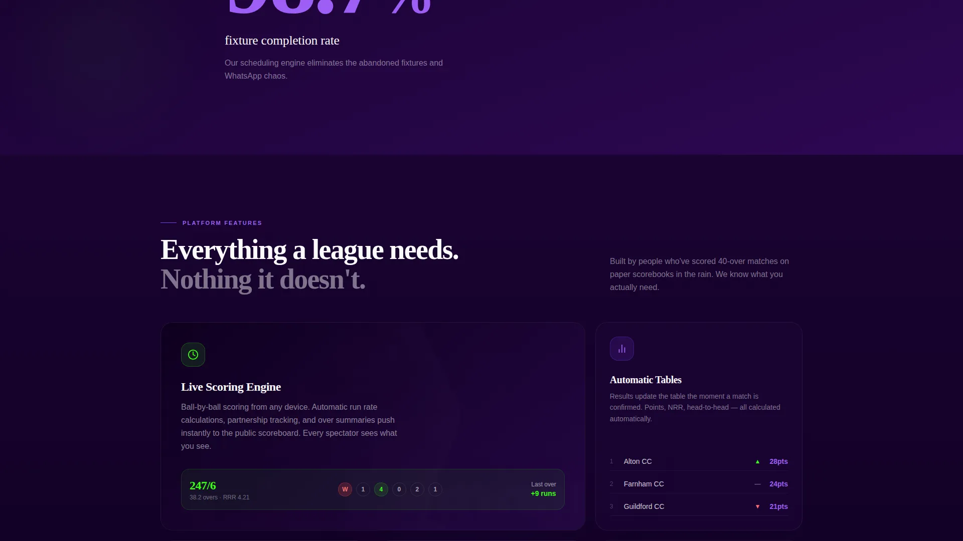 Cricket Professional Website Template