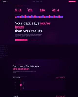 Cross Country Leagues Pricing Website Template