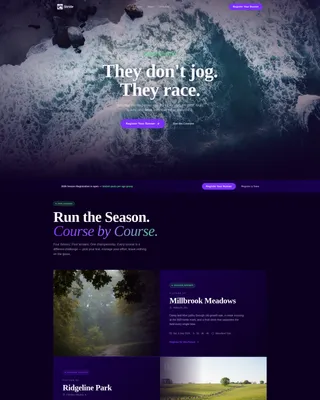 Cross Country Leagues Specialist Professional Website Template