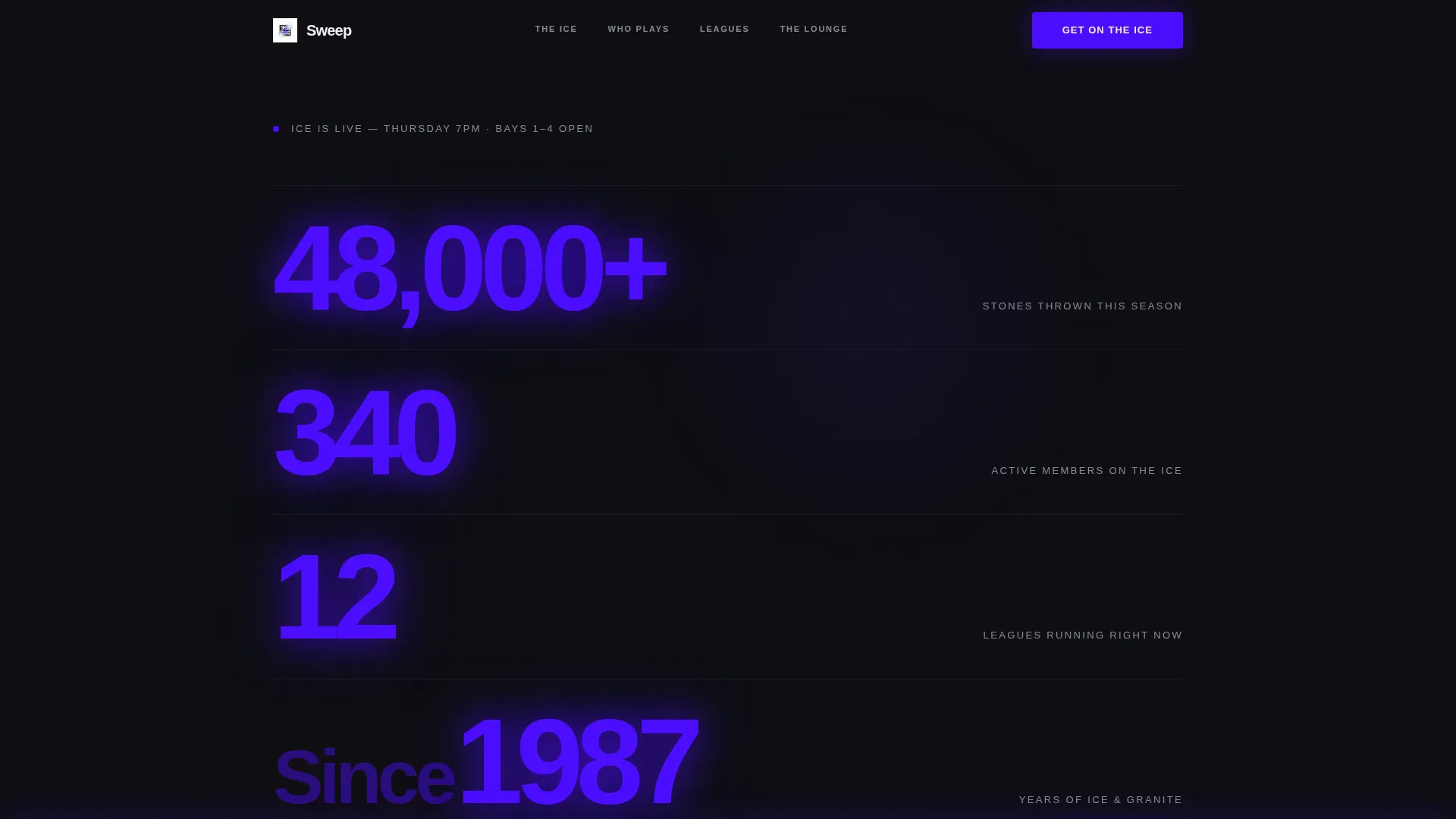 Skating & Winter Sports Professional Website Template