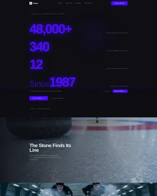 Skating & Winter Sports Professional Website Template