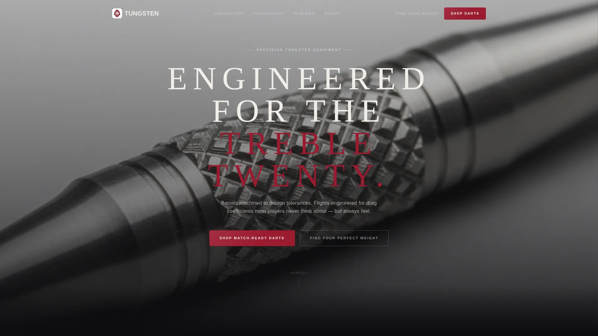 Darts Professional Website Template