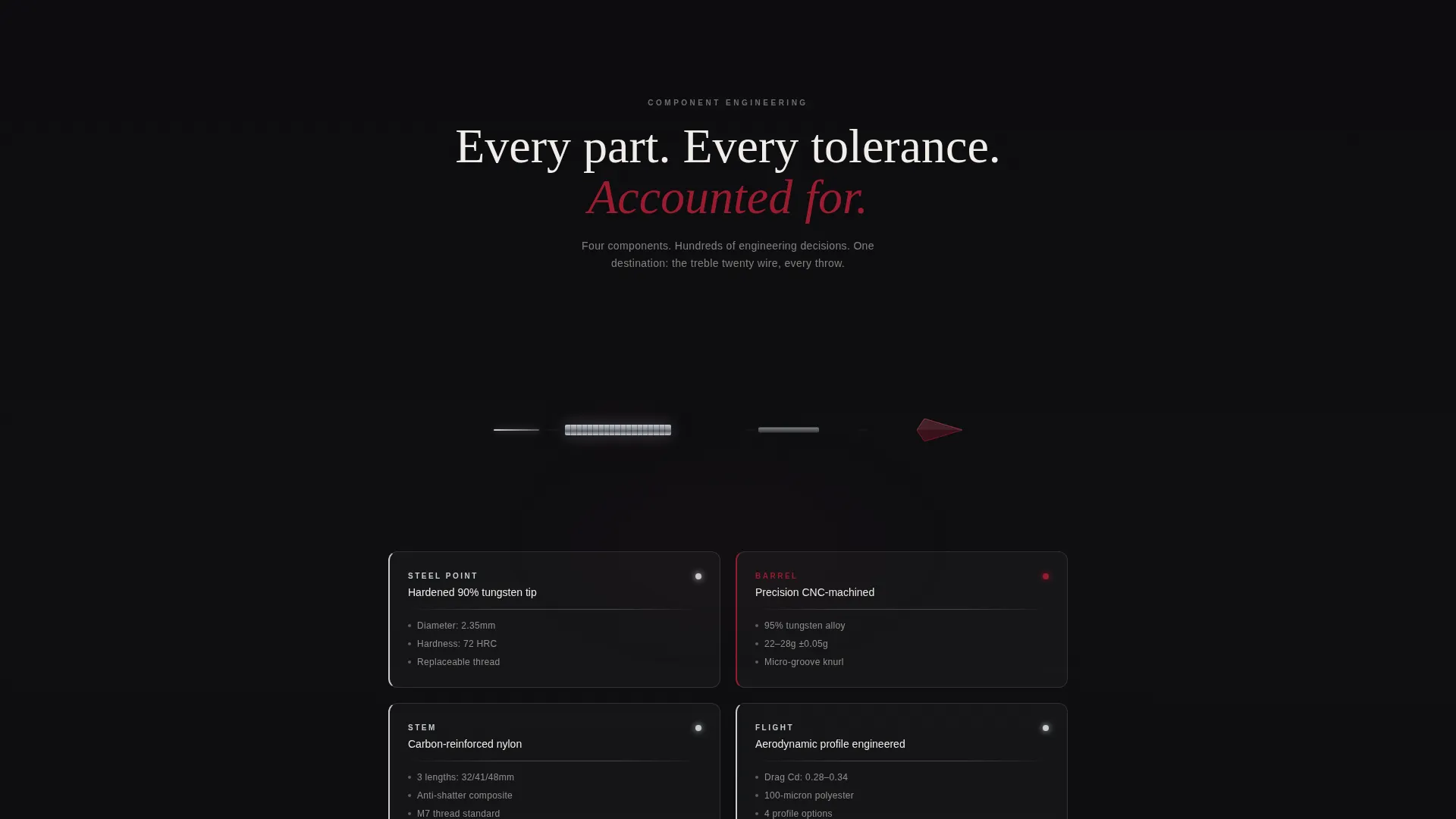Darts Professional Website Template