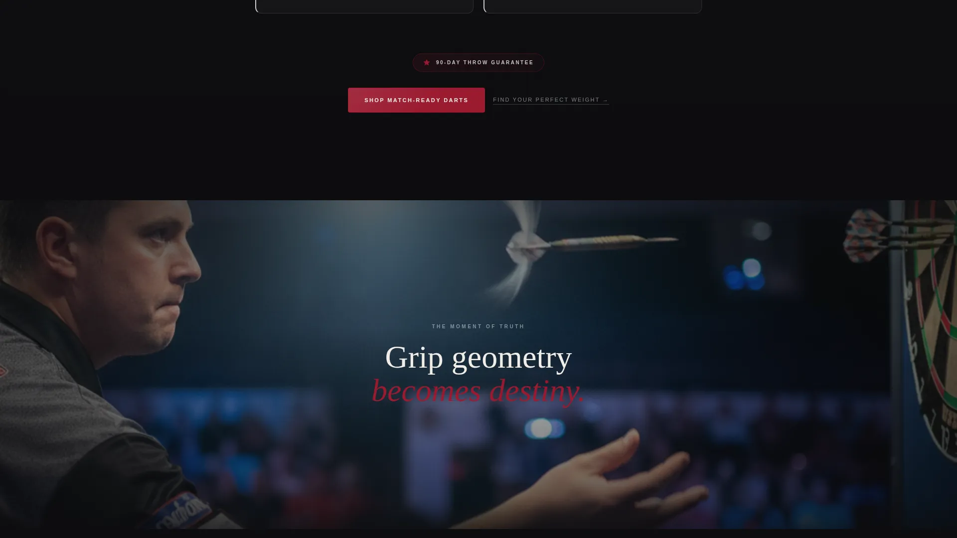 Darts Professional Website Template