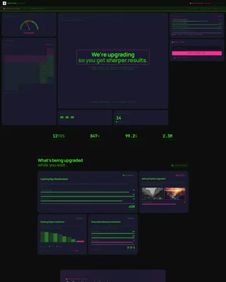 Photography Studio Site Maintenance Live Status Website Template
