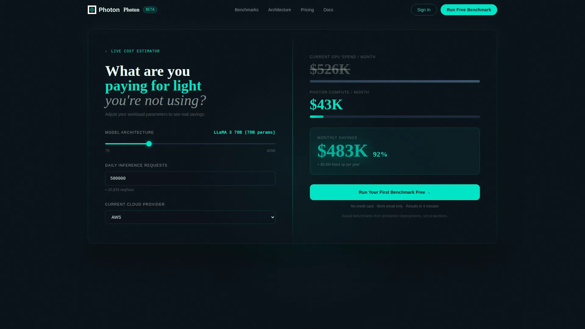 Next-Gen Photonic Engineering Landing Page Template